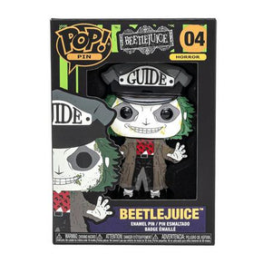 Beetlejuice Funko Horror POP Large Enamel Pin